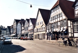 Old town of Detmold 